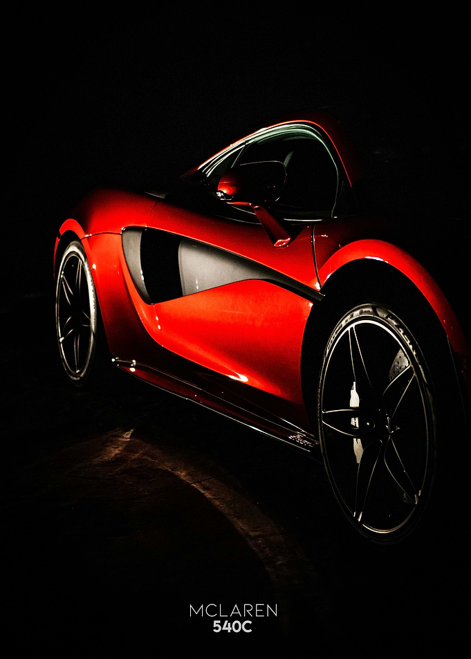 McLaren 540C Red