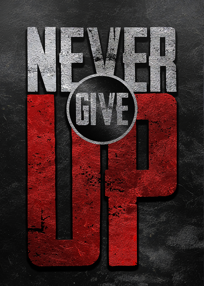 Never Give Up Poster