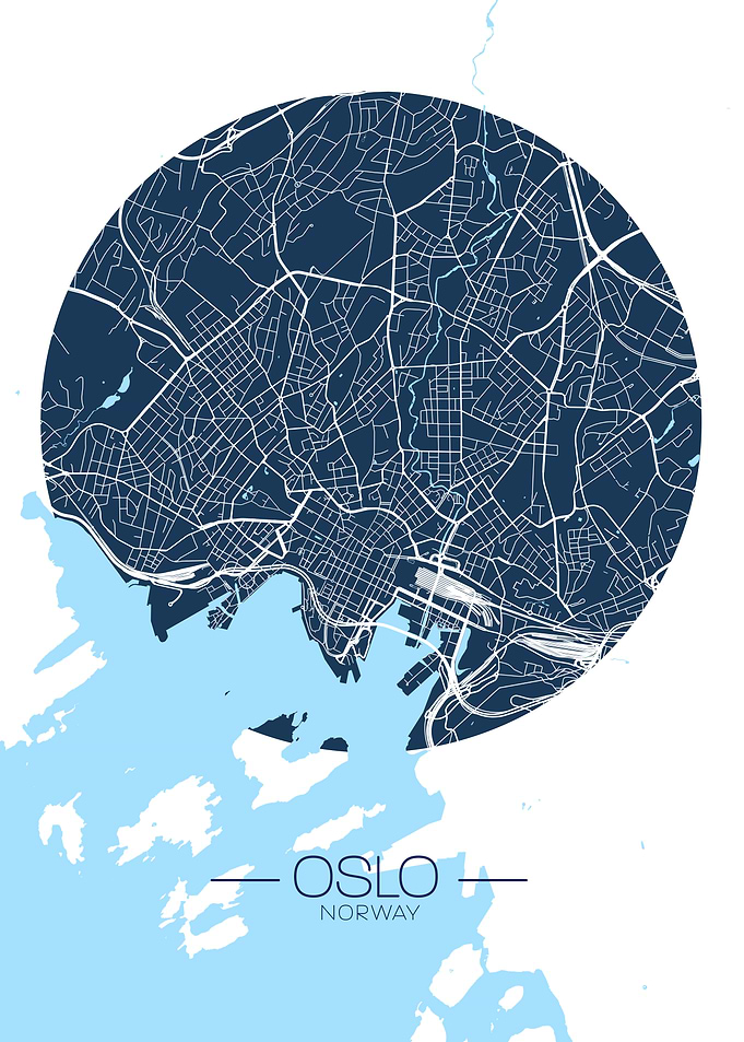 Oslo City Map