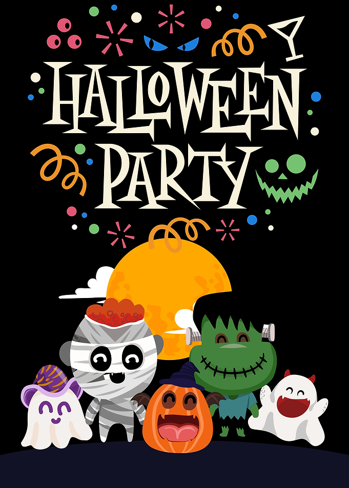Halloween Party Illustration