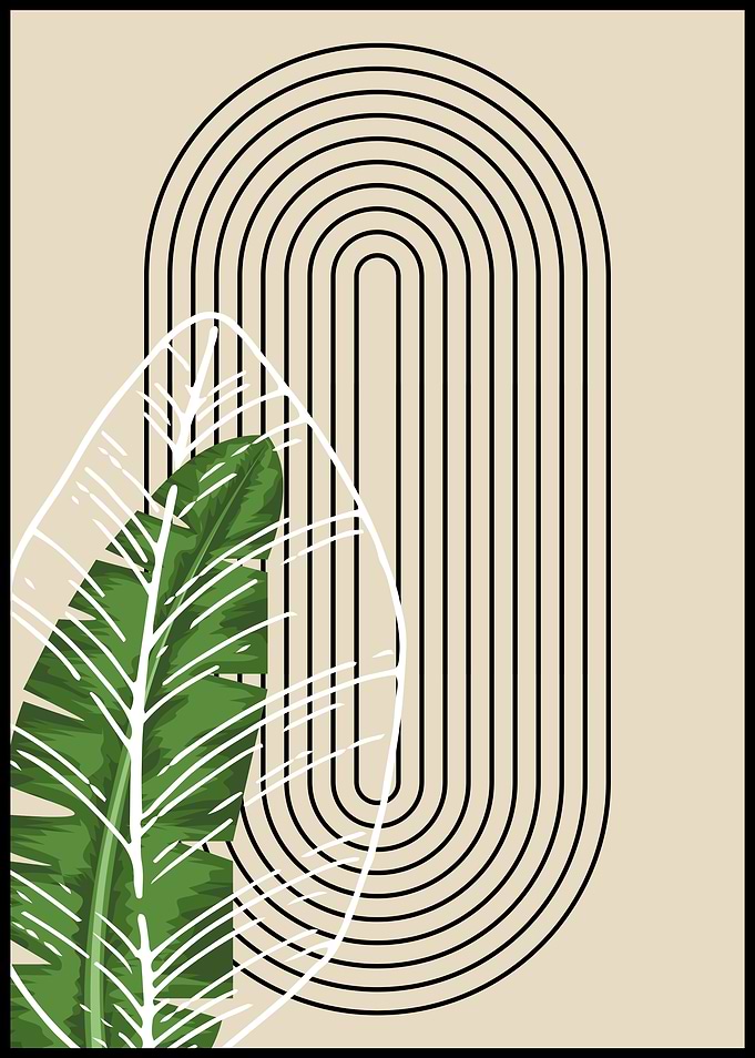 Tropical Minimalist Art