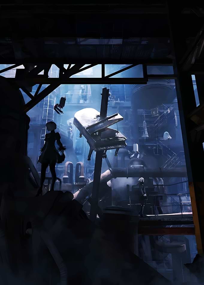 nier automata game poster