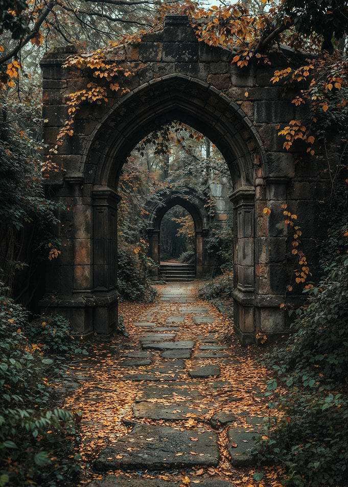 Stone Fantasy Archway Path