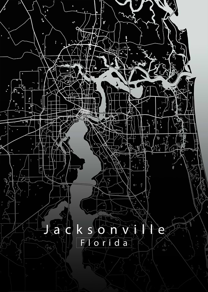 Jacksonville Florida Map