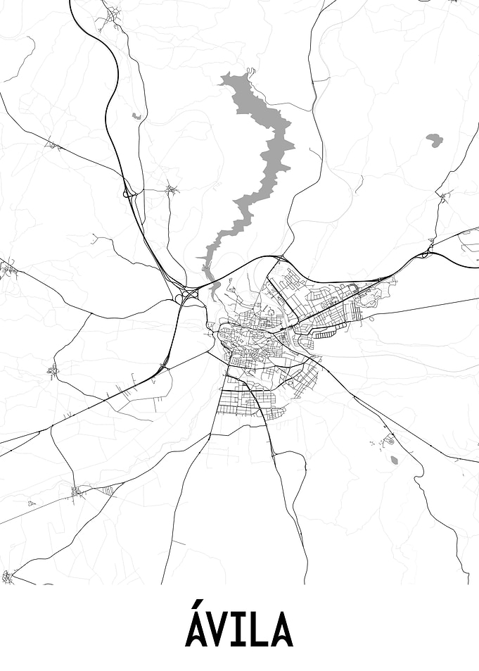 Ávila City Map
