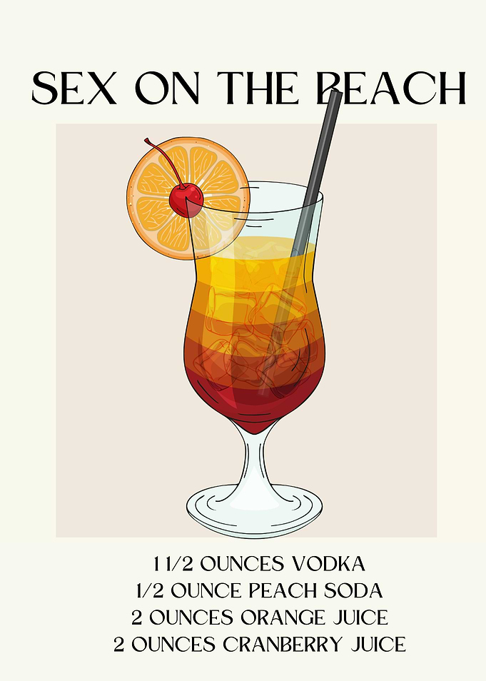 Sex on the Beach Cocktail