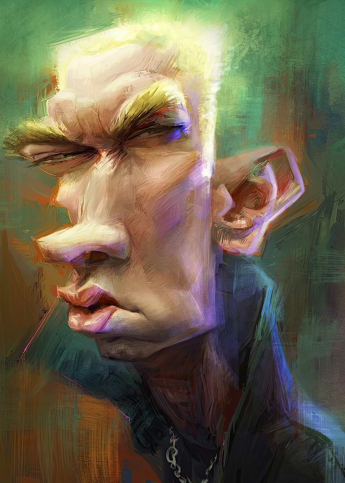 Eminem Caricature