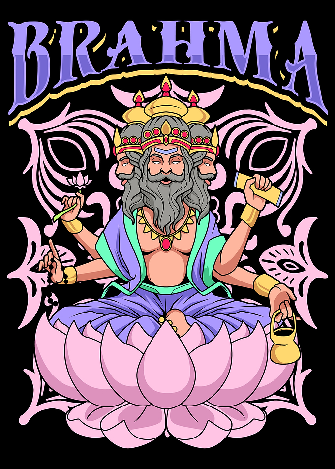 Brahma Hindu Deity Hindu god