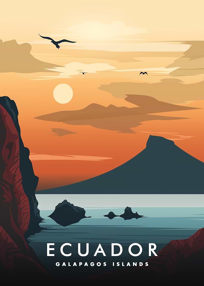 Galapagos Islands Sunset