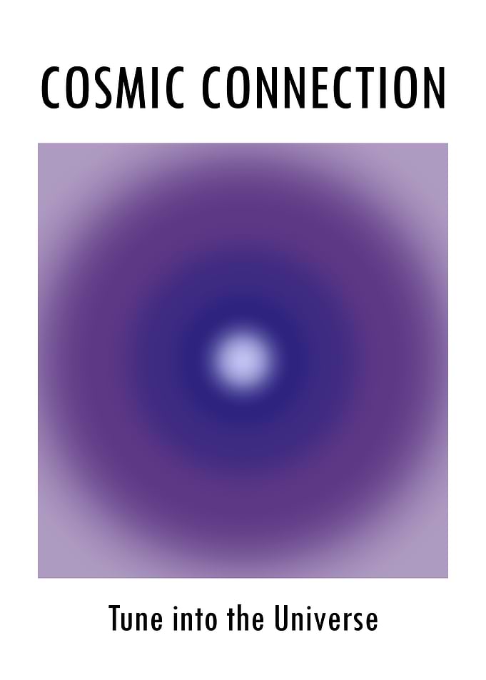 Cosmic Connection Aura Poster