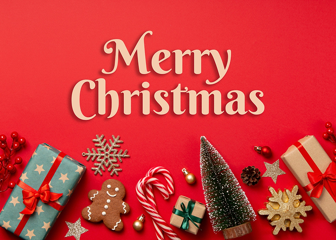 Merry Christmas Festive Decor