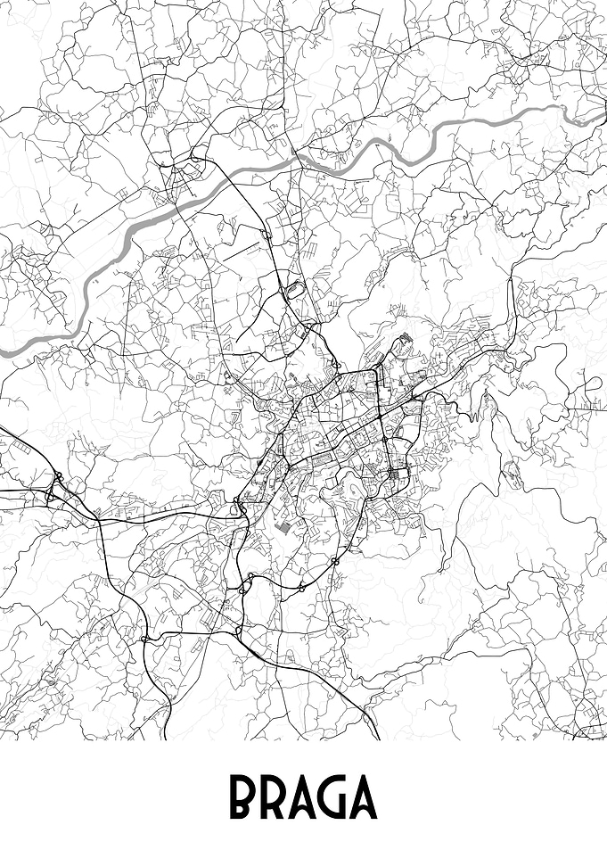 Braga City Map