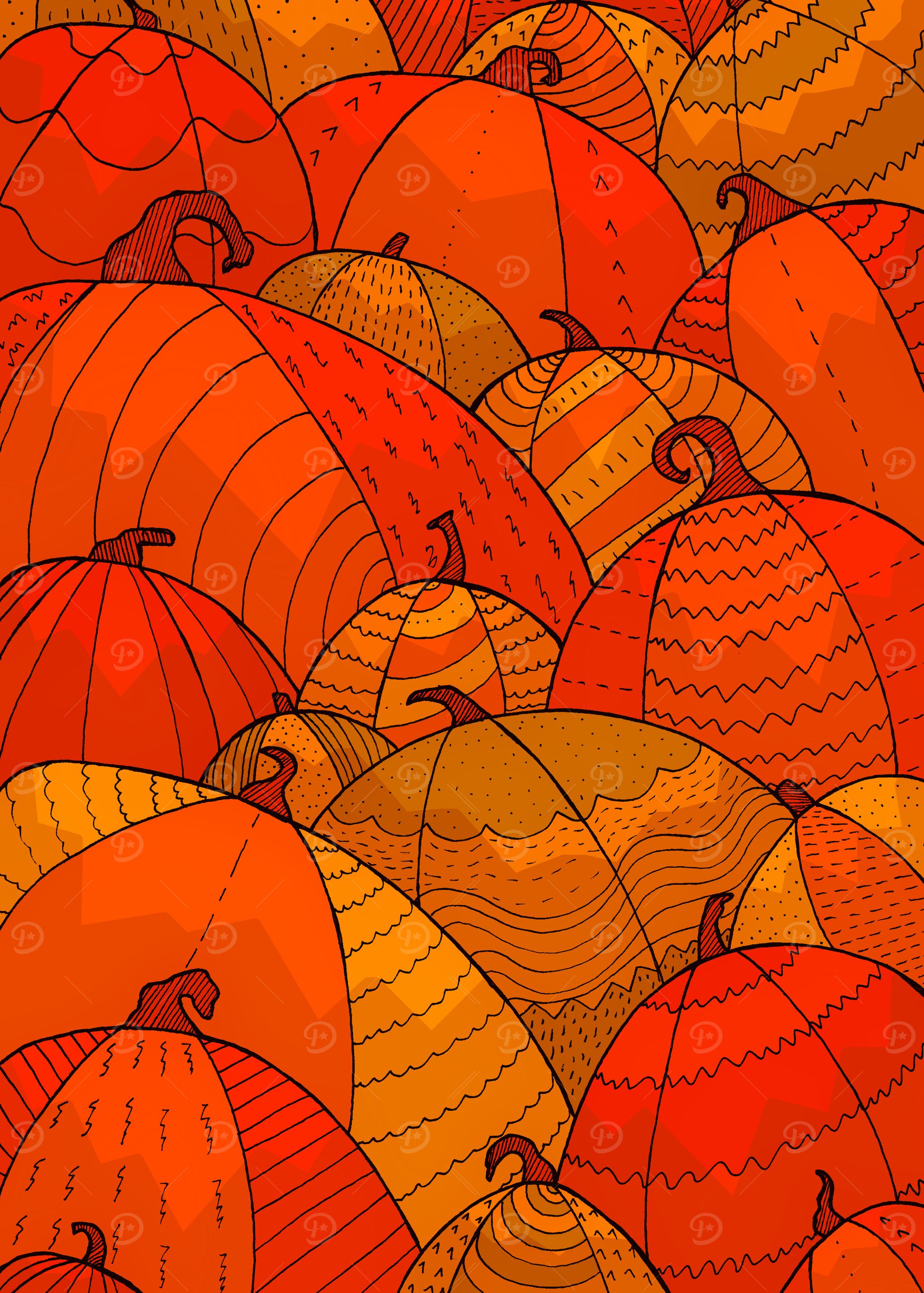 Autumn Pumpkin Pattern