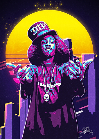 ludacris Retro Art