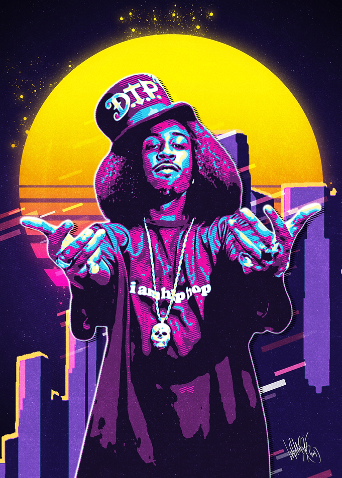 ludacris Retro Art