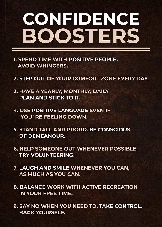 Confidence Boosters
