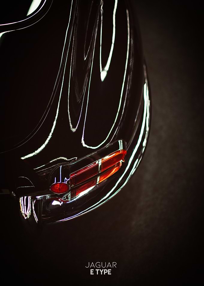 Jaguar E-Type Rear View