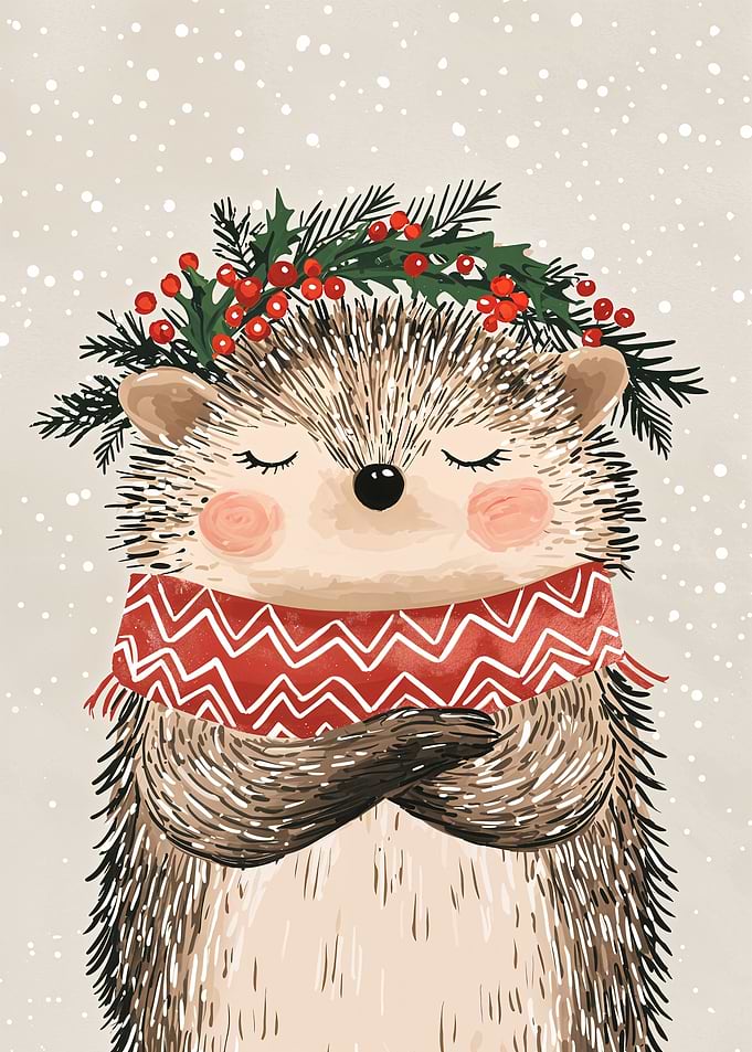 Christmas Hedgehog
