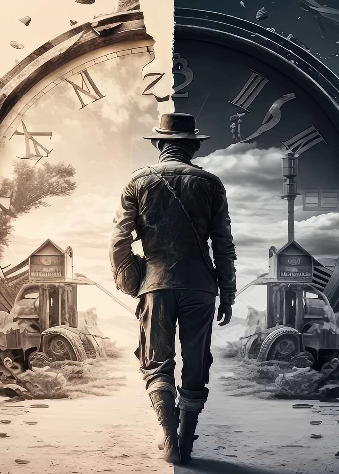 Time Traveler in Ruins
