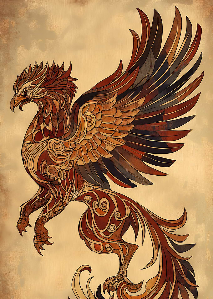 Mythical Griffin Illustration