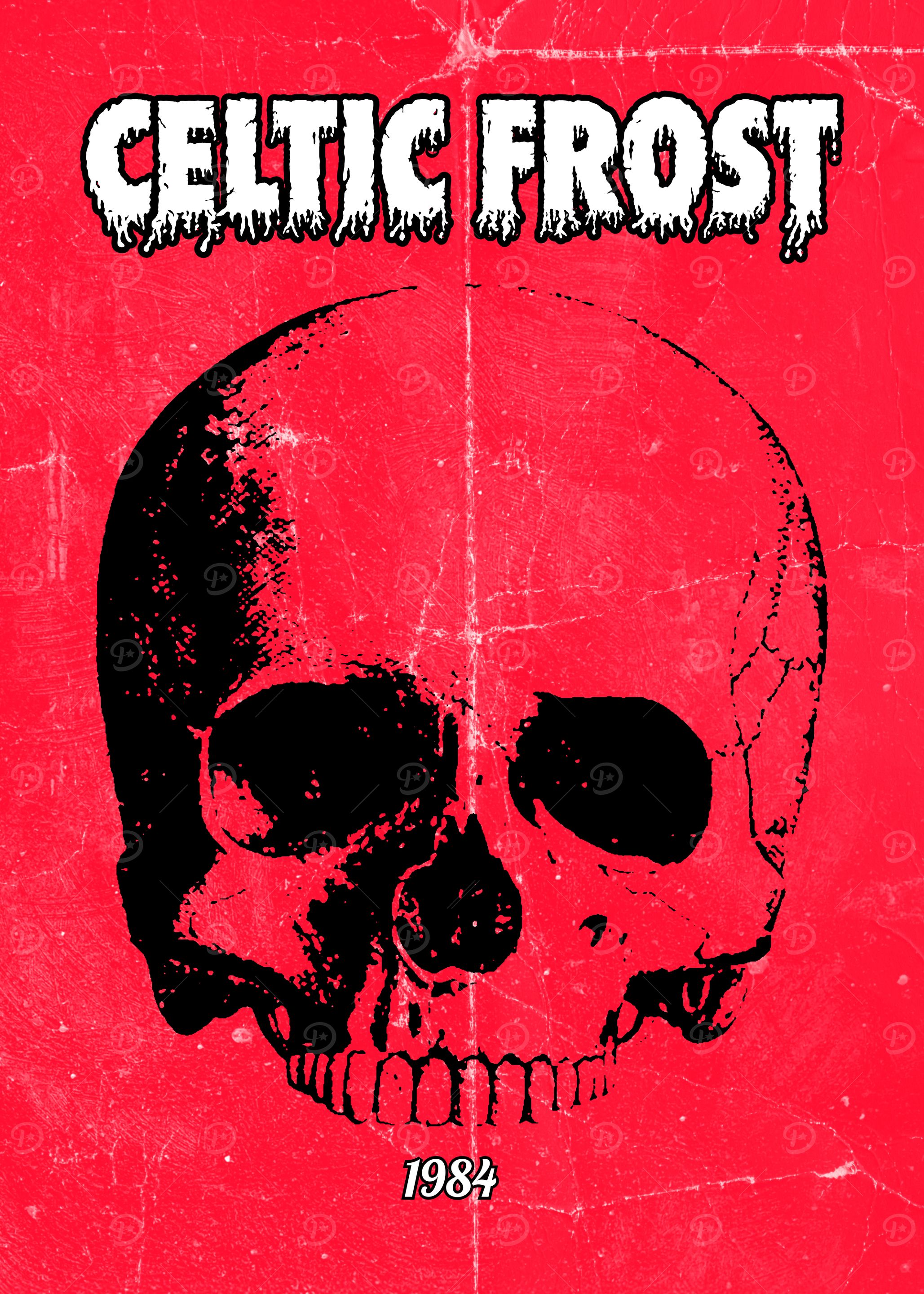 Celtic Frost Skull Poster