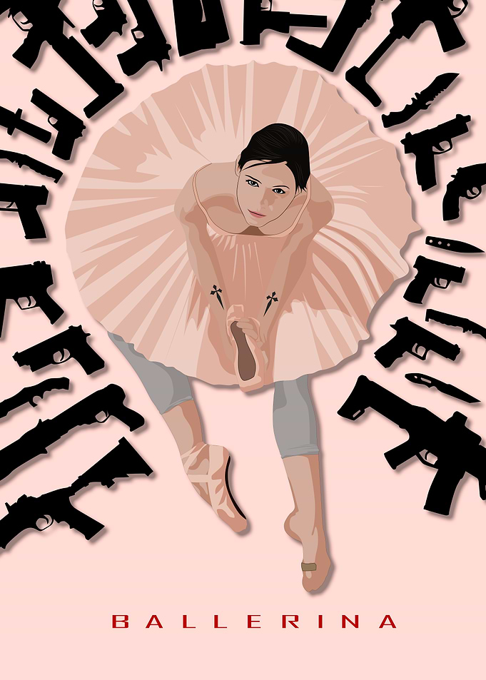 Ballerina with Guns