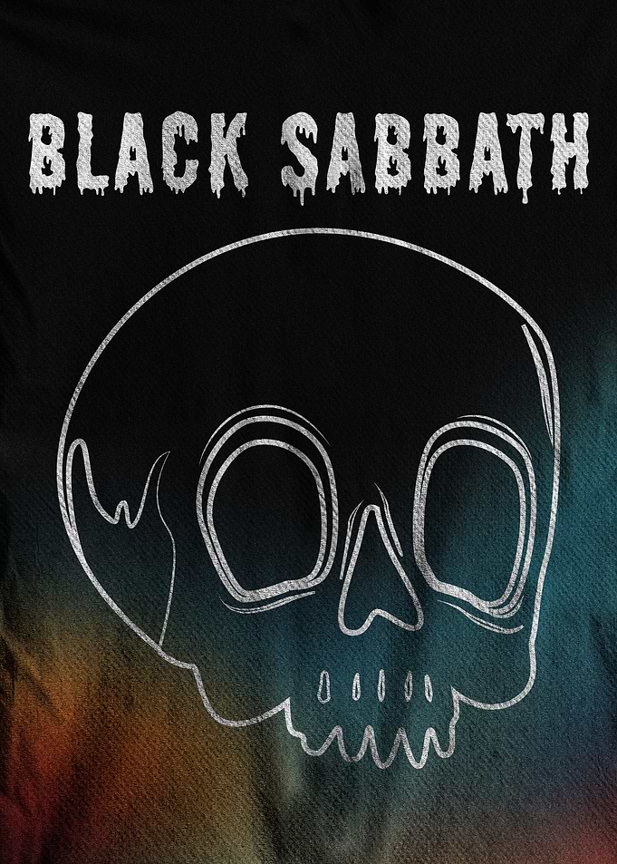 Black Sabbath Skull T-shirt