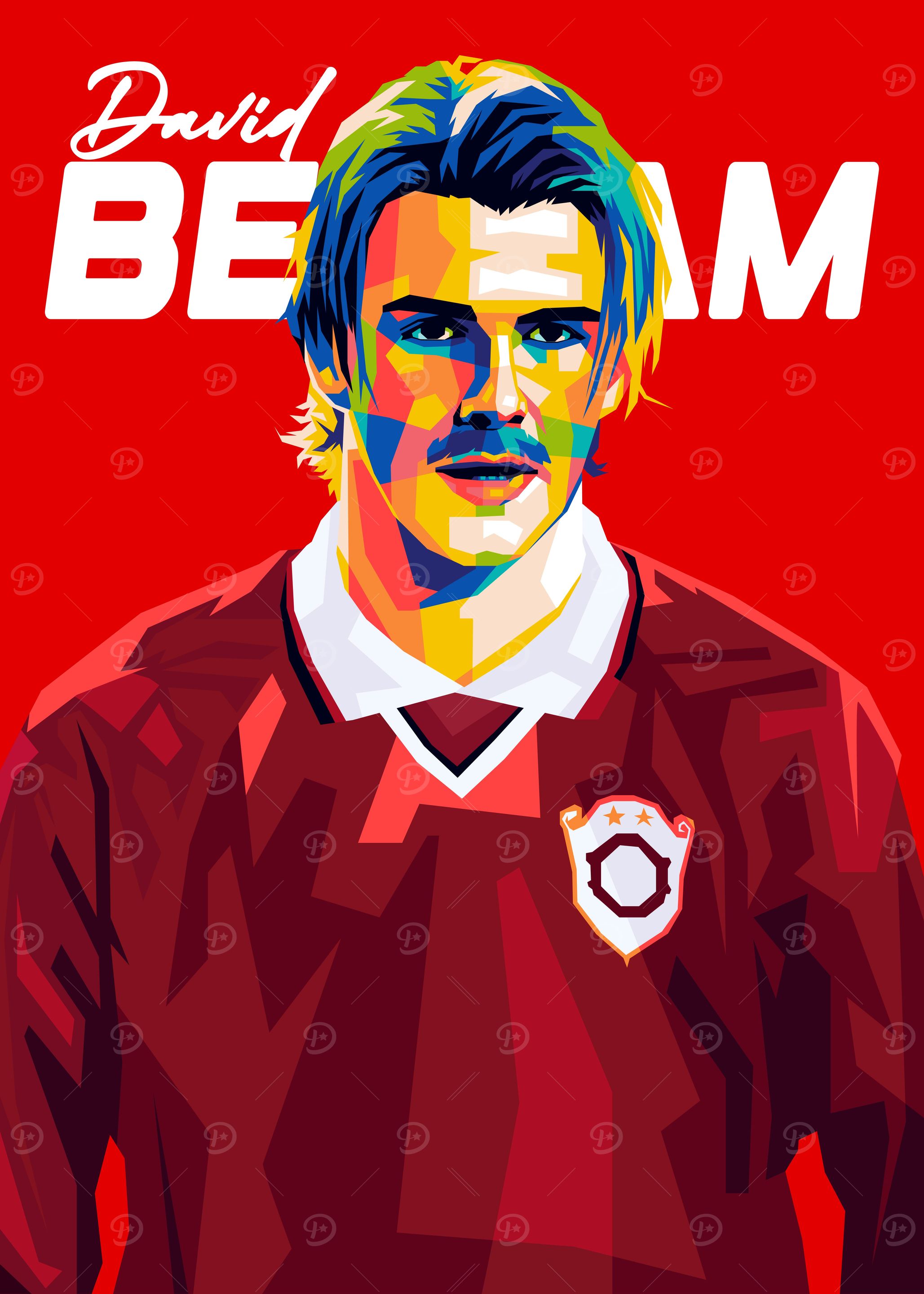 David Beckham Pop Art