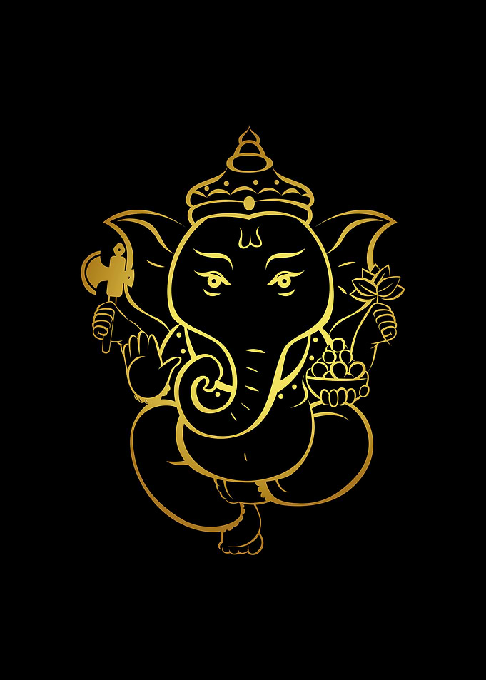 Ganesha Outline