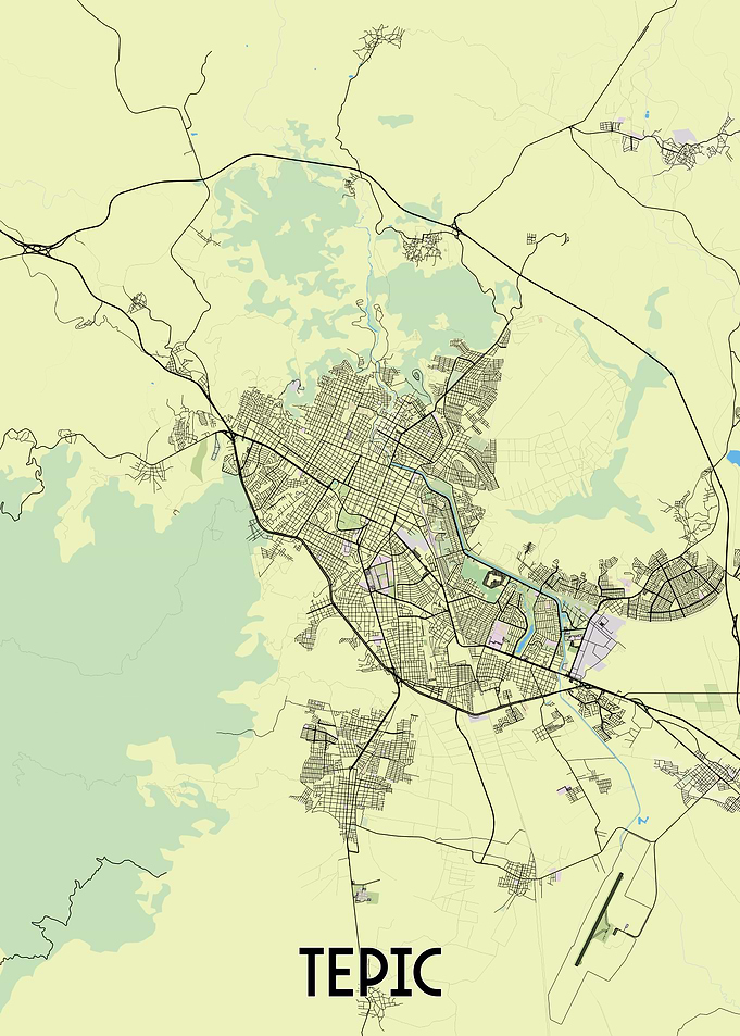 Tepic City Map