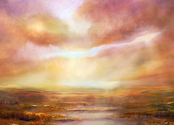 Golden Sunset Landscape