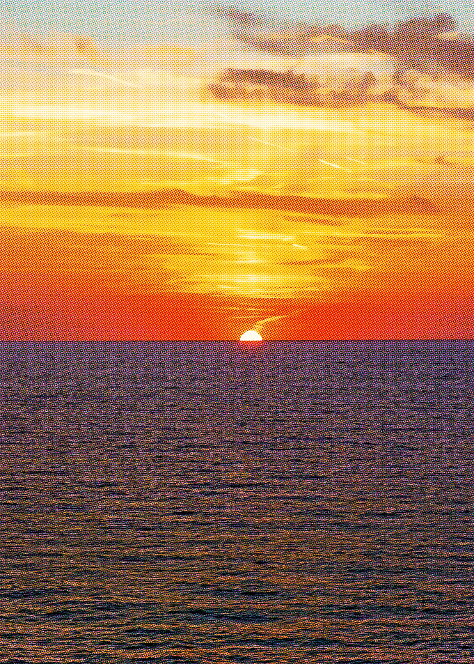 Sunset Over Ocean