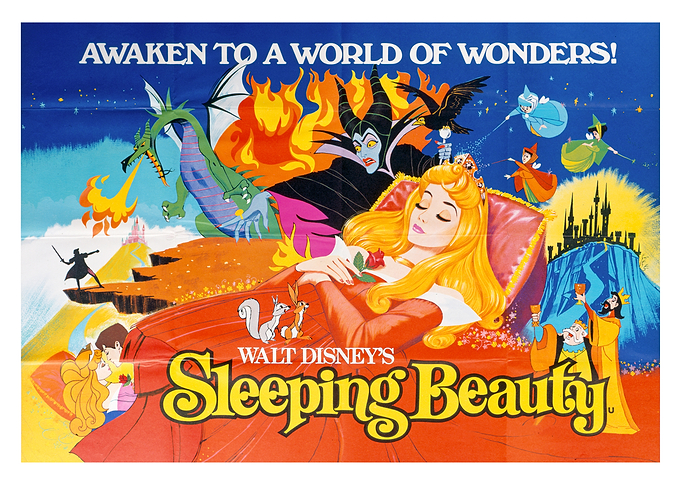 Aurora Asleep Poster