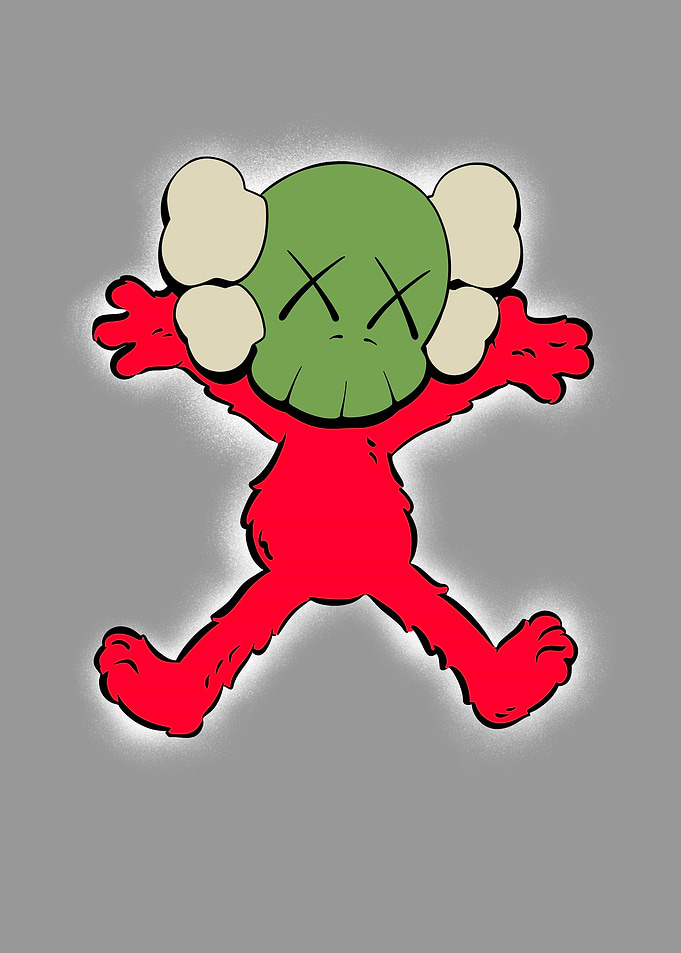 KAWS Red Monster