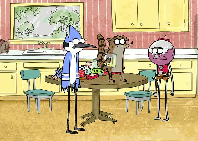 Regular Show Kitchen Scene