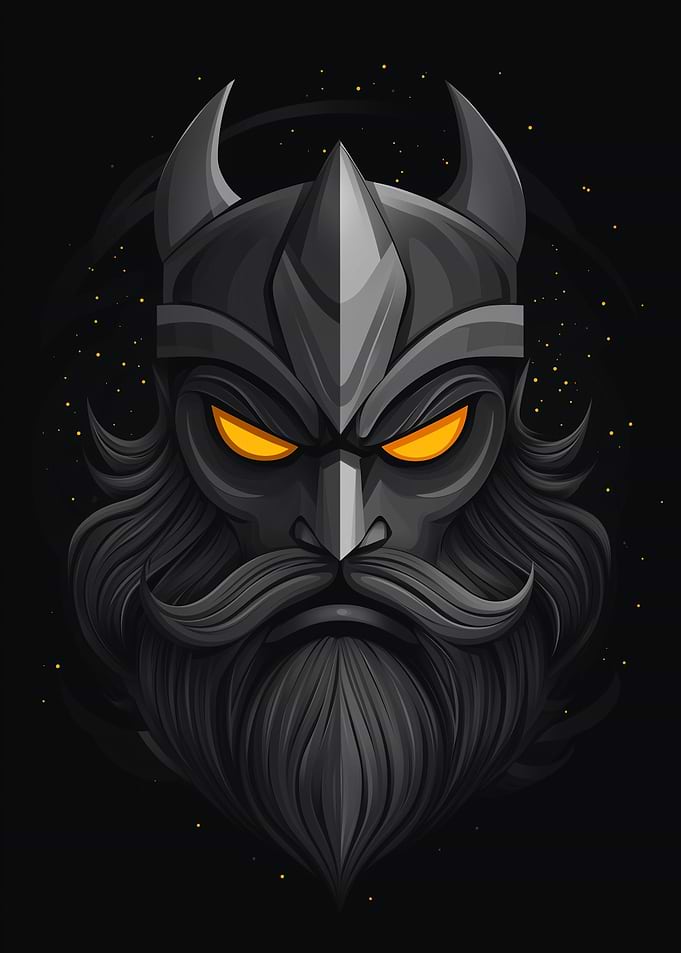Dark Warrior Portrait