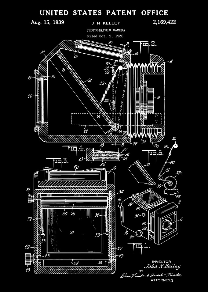 Camera Patent Drawing