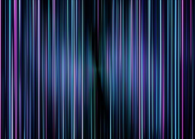 Abstract illuminated Neon Lines