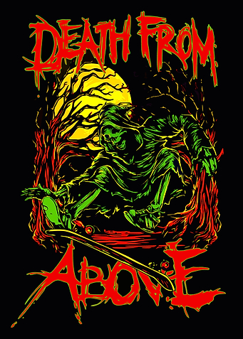 Death From Above Skateboard Design