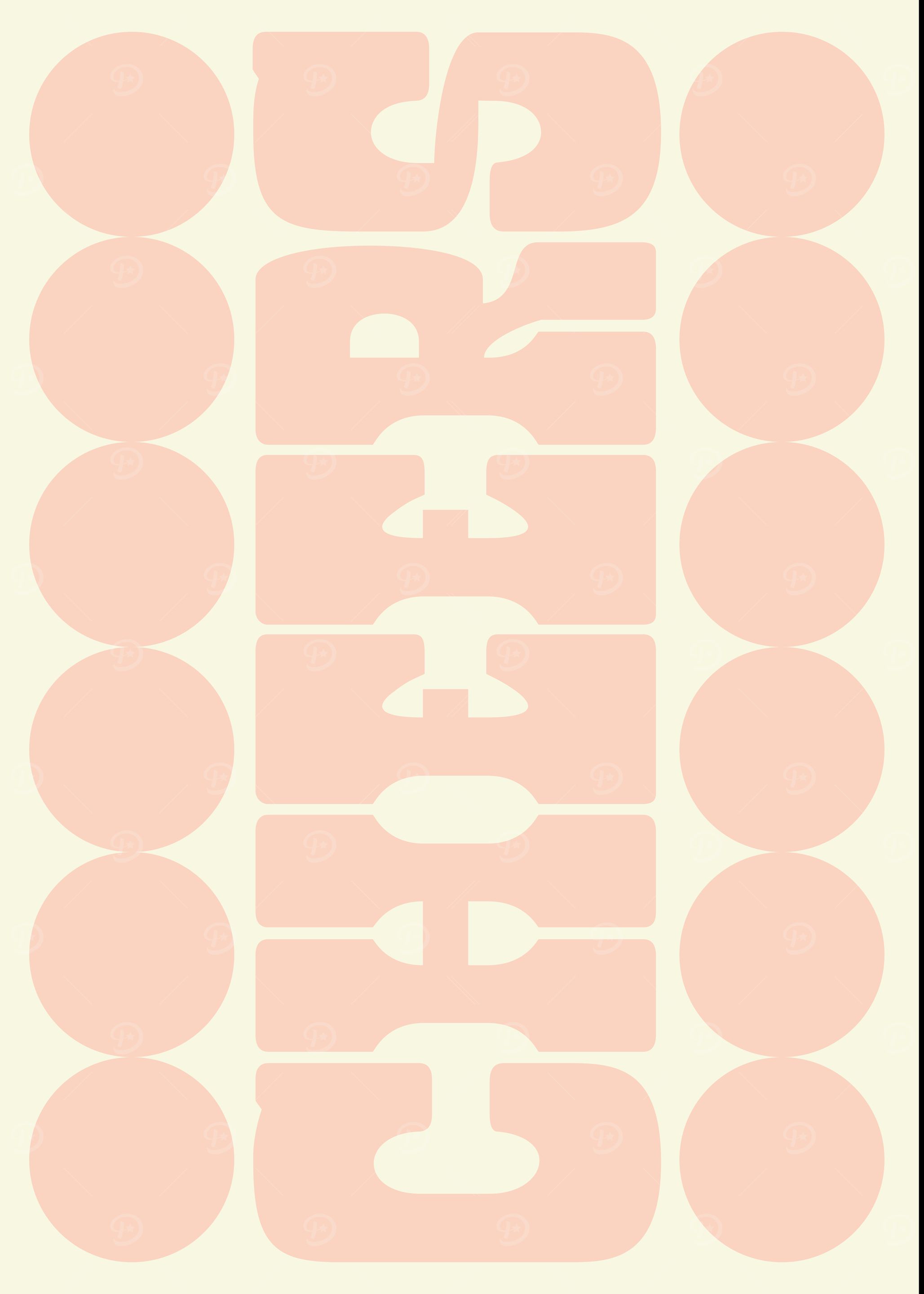 Pink Midcentury Modern Cheers Typography