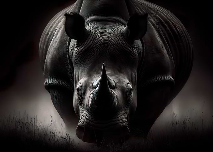 Rhino Close-Up