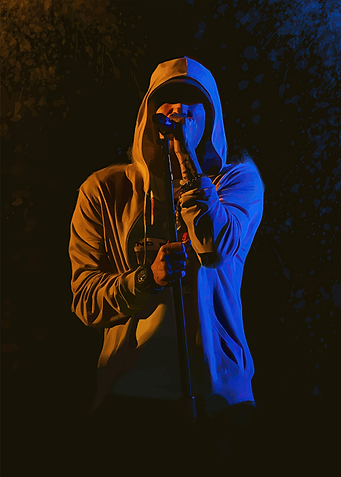 Rapper Performing on Stage