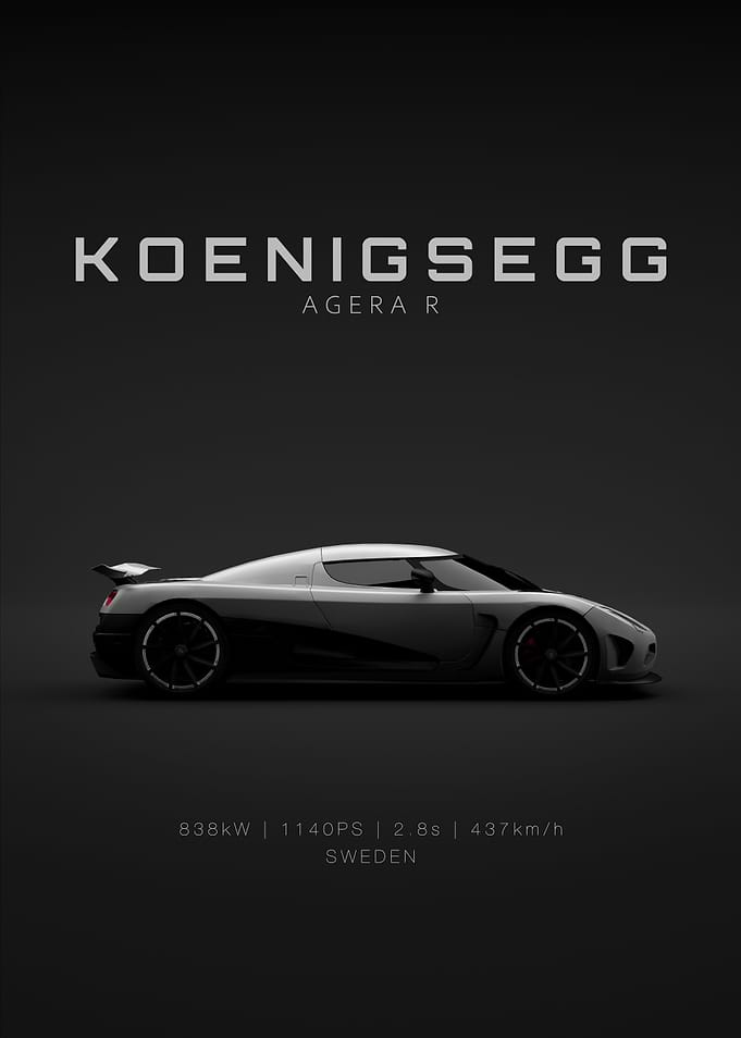 Silver Koenigsegg Agera R 2013 - Specs