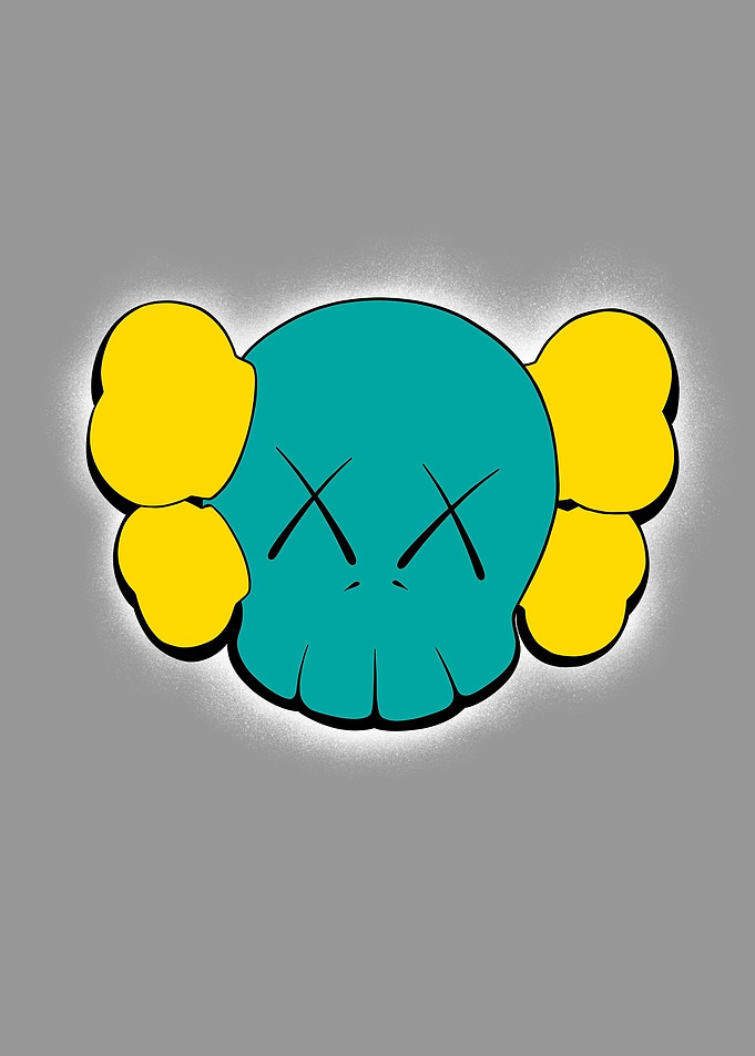 KAWS Skull Illustration