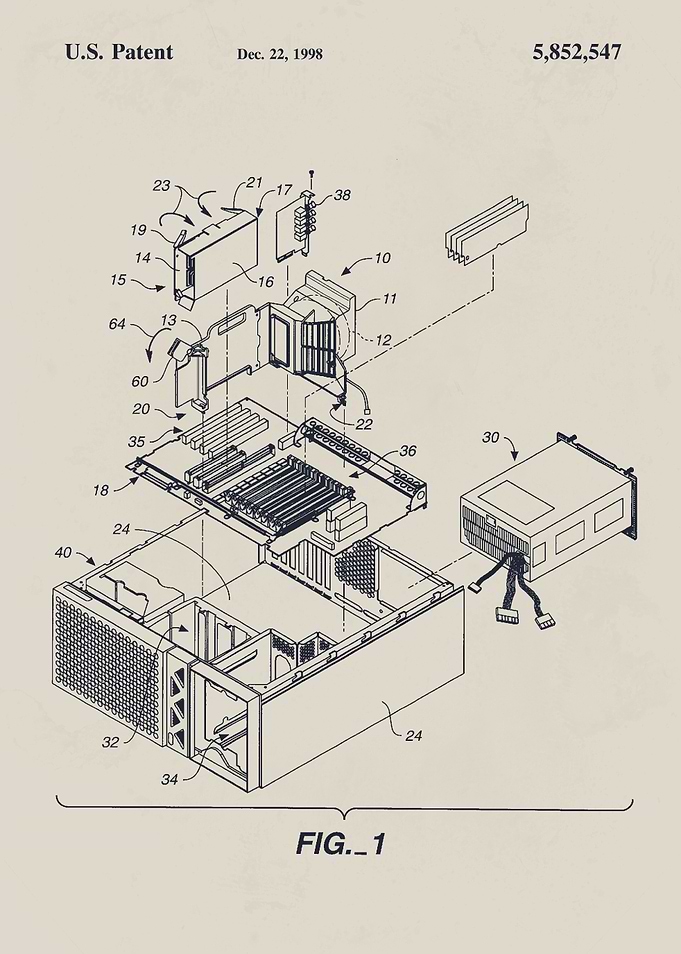 PC Computer System Patent