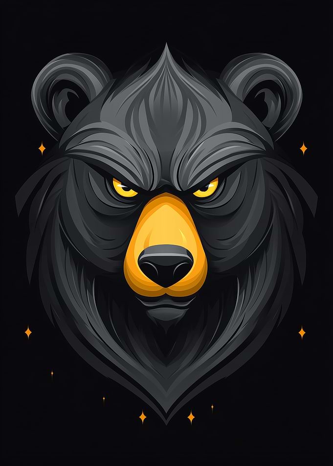 Black Bear Illustration