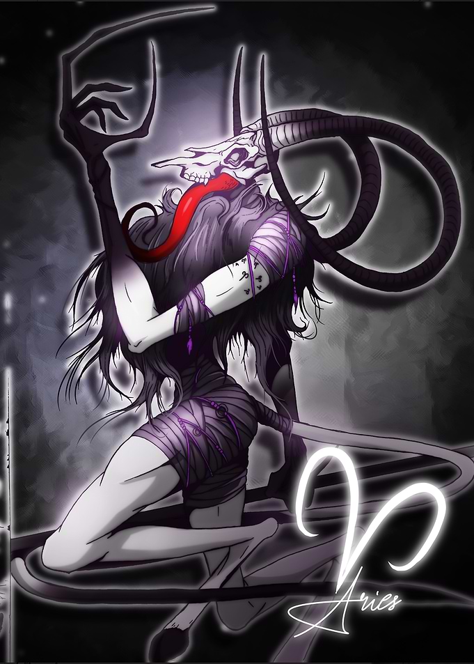 Aries Zodiac Sign Art