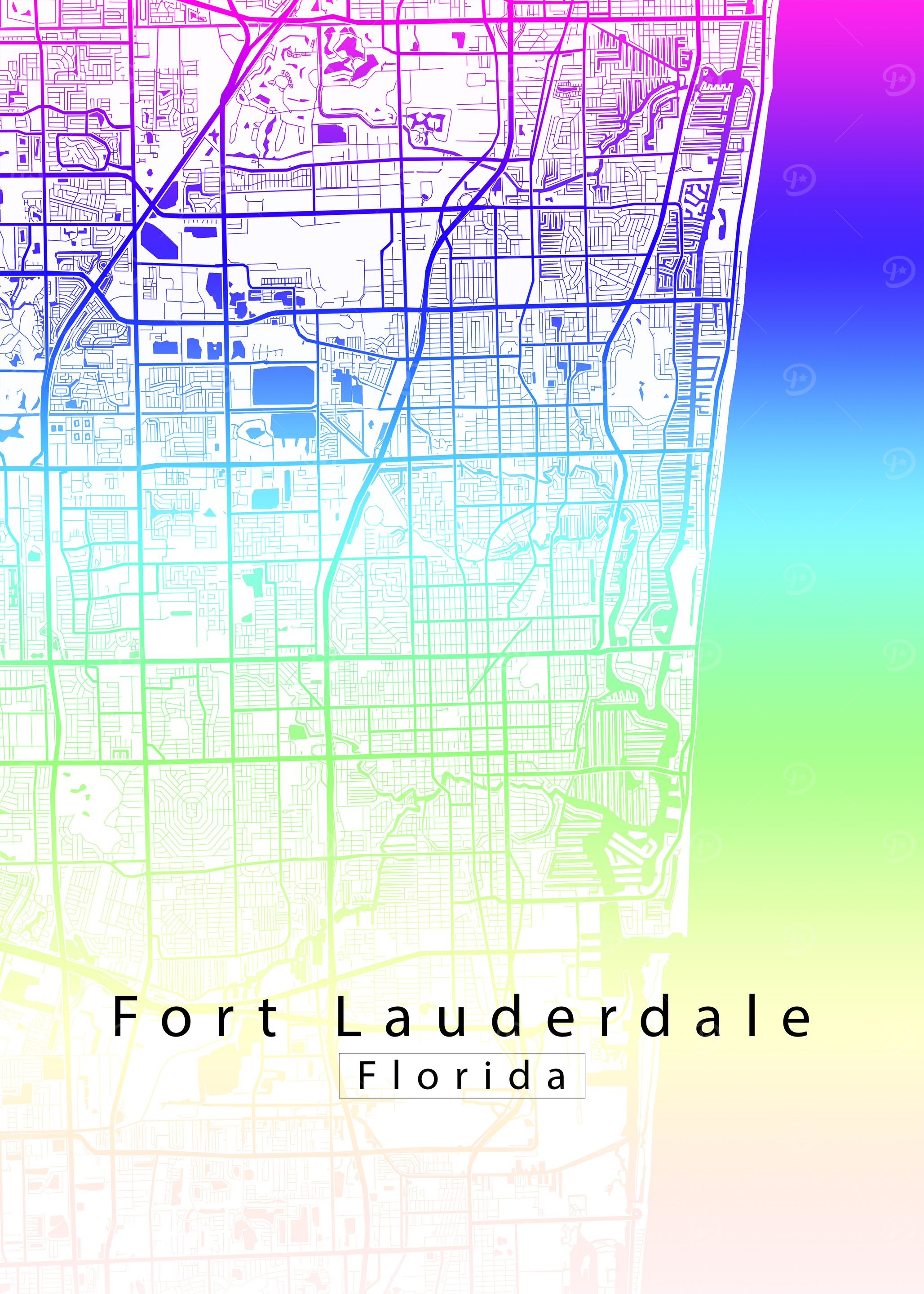 Fort Lauderdale City Map