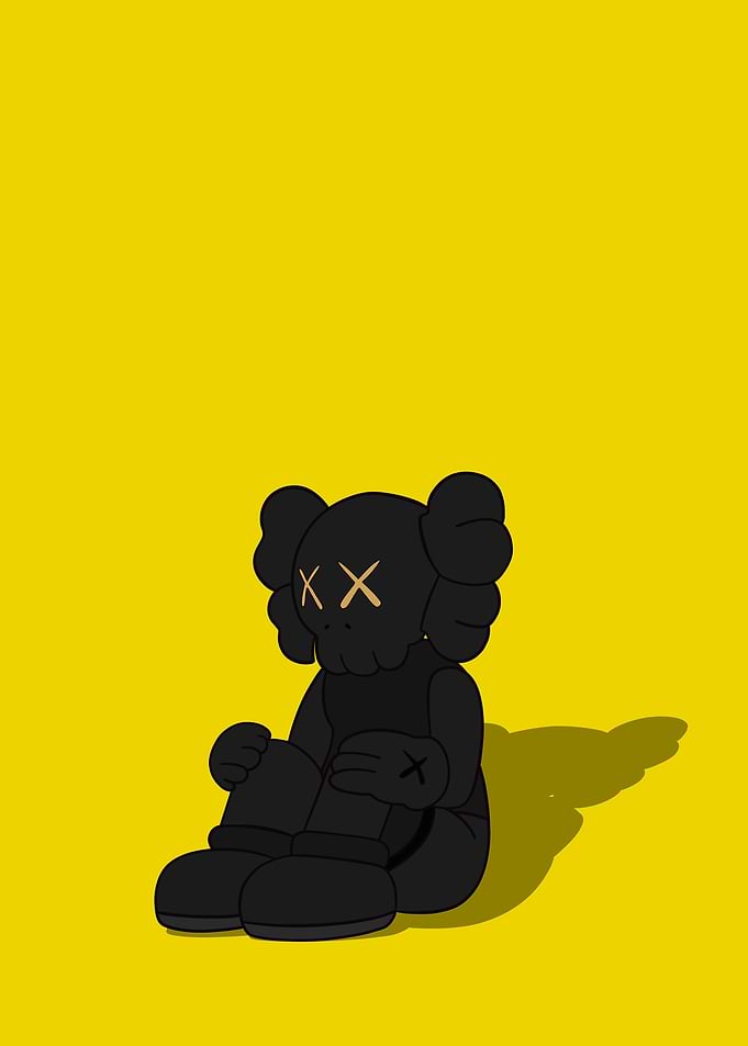 Black &amp; Yellow Kaws