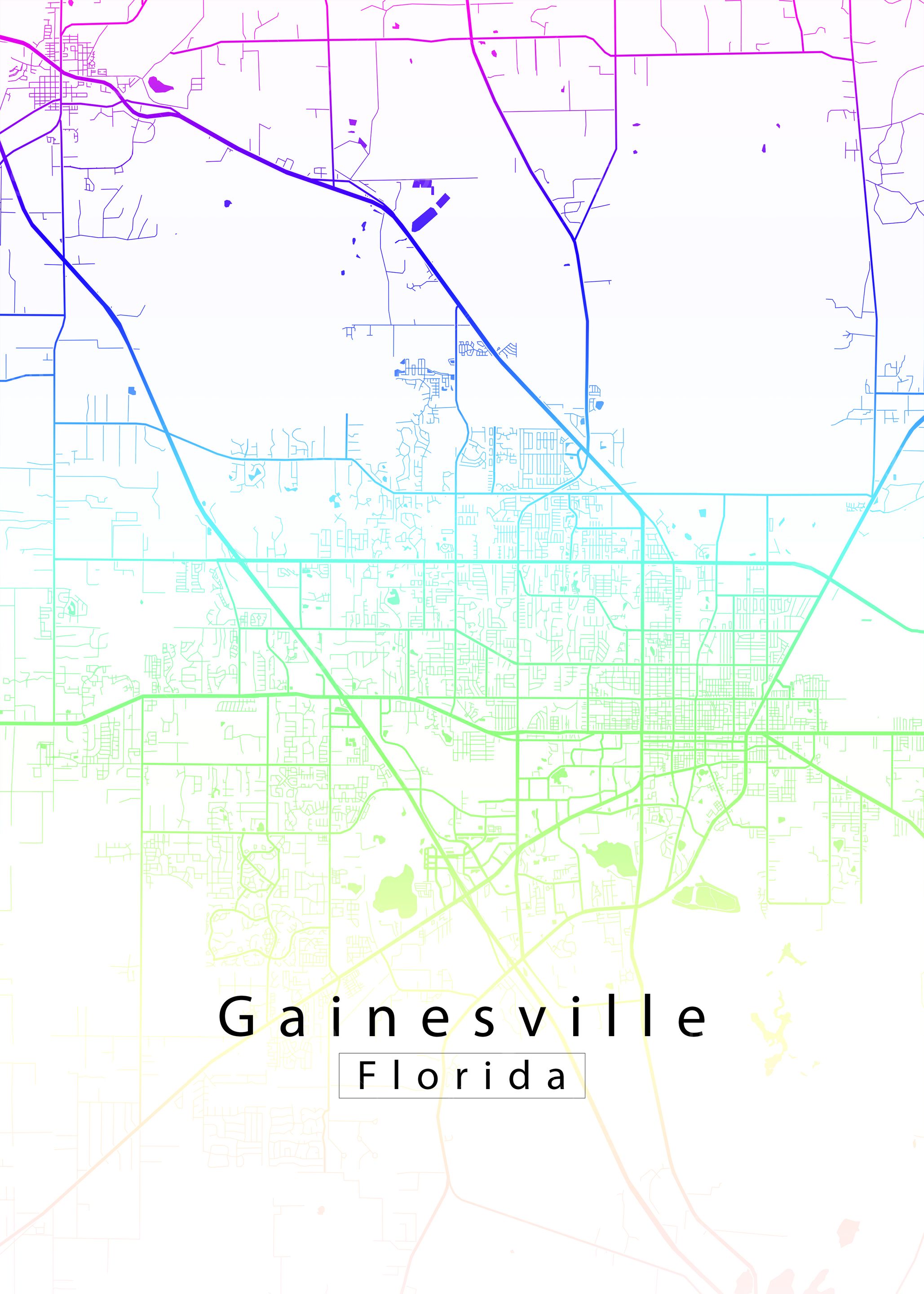 Gainesville Florida Map